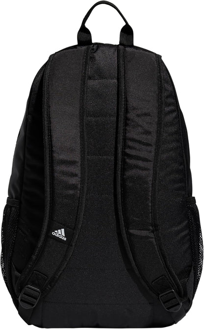 Striker Team Sports Backpack Durable Athletic Gym Laptop Bag, Black/White, One Size